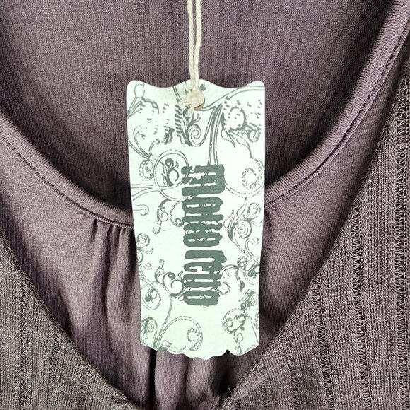 Women's Anthropologie Mauve Sleeveless Open-Front Ribbed Knit Cardigan Vest S - Picture 5 of 12